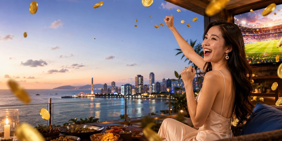 Lễ hội giải trí casino tại Phú Quốc về đêm, ánh đèn neon rực rỡ trên bãi biển